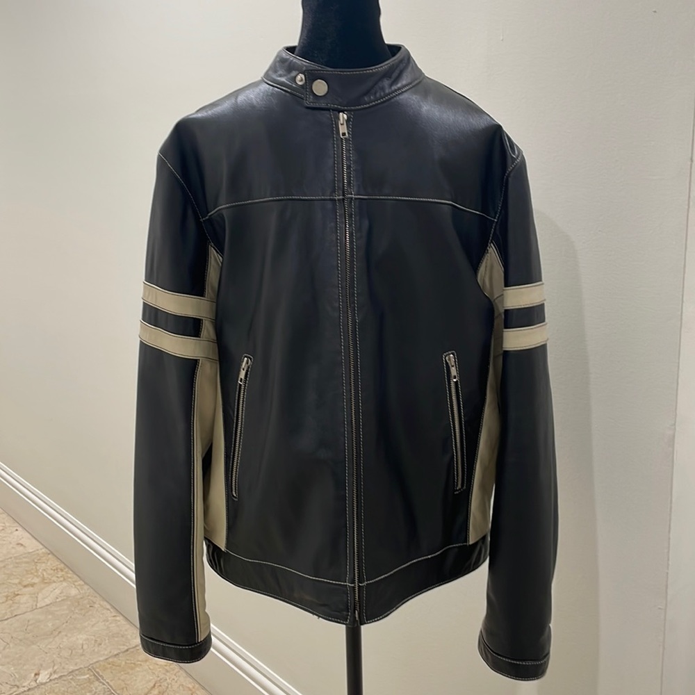 Men’s Large Wilson’s Leather M.Julian Moto/ Racing Jacket